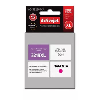 Activejet AB-3219MNX Tintenpatrone (Ersatz für Brother LC3219M XL; Supreme; 20 ml; Magenta)