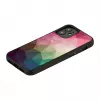 Schutzhülle iKins für Apple iPhone 12 mini – Wasserblumen-Design, schwarz