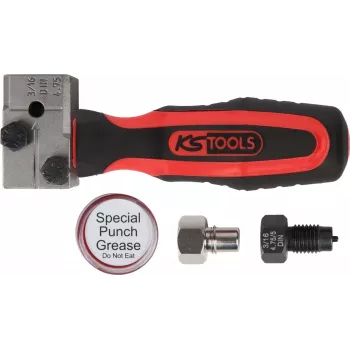 Bremsleitungs-Bördelwerkzeug-Set ks tools FLAREFIXeco 4,75 mm, 4-teilig