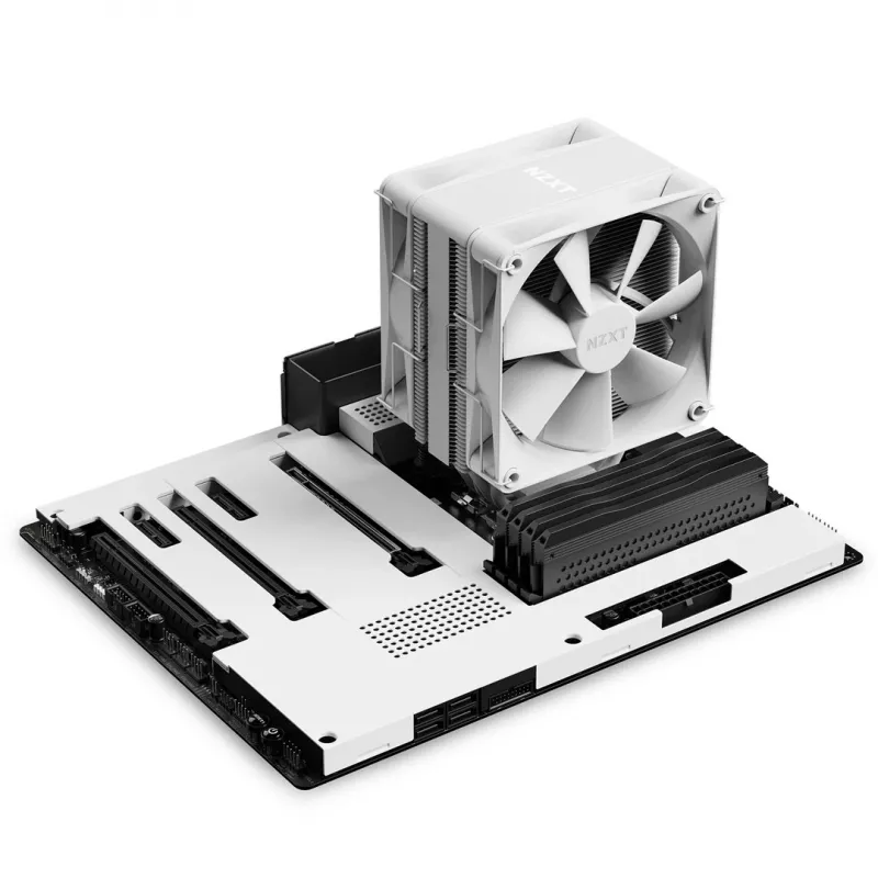 NZXT T120 Prozessor-Luftkühler 12 cm Weiß 1 Stk.