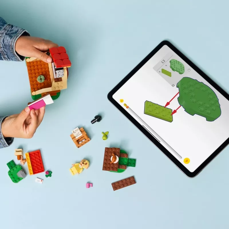 Konstruktionsspielzeug LEGO Animal Crossing Gemütliches Haus 77058, 149 Teile, 1 Minifigur, Größe 120×90×70 mm