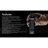 Handleuchte Nitecore EDC29 Edelstahlgehäuse, 2 LEDs, 15–6500 lm, IP54, USB wiederaufladbar