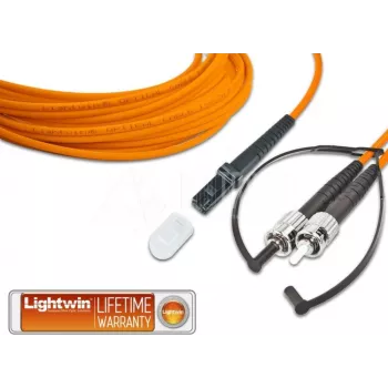 Lightwin Hochwertiges Duplex LWL-Patchkabel, MM OM2, MTRJ - ST LWL-Patchkabel (LDP-50 MTRJ-ST 2.0)
