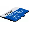 MicroSDXC-Speicherkarte Lexar BLUE PLUS 64 GB UHS‑I 100 MB/s U1 V10 (blau)