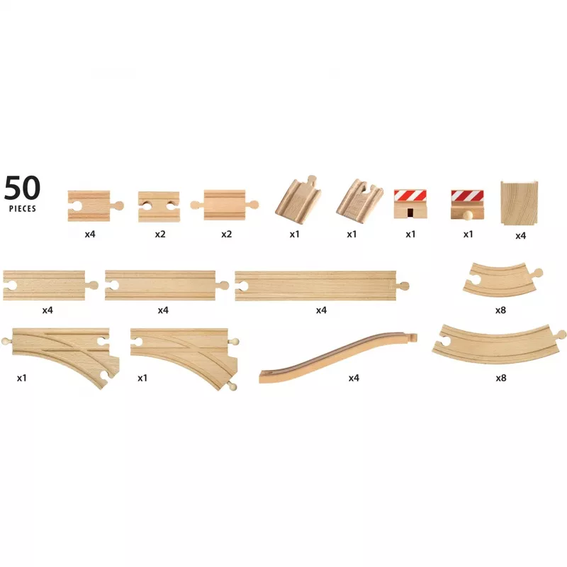 Brio World XXL Large Track Sortiment, Railway