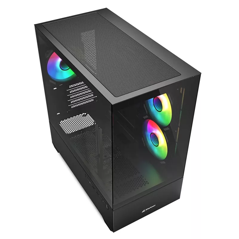 PC-Gehäuse Sharkoon MK6 RGB Midi Tower Weiß