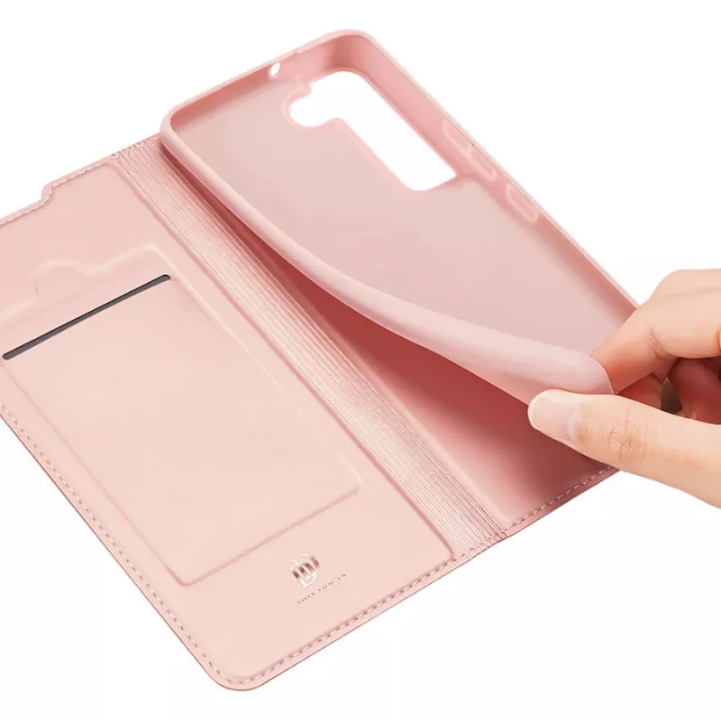 Dux Ducis Skin Pro Holstertasche mit Klappdeckel Samsung Galaxy S22+ (S22 Plus) pink