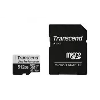 Memory Micro SDXC 512GB W/A/TS512GUSD340S Transcend