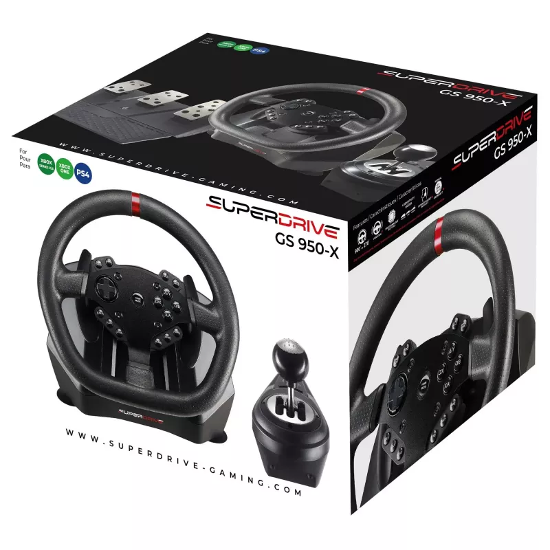 Rennlenkrad No name Subsonic Superdrive GS 950-X — kompatibel mit PC, PS4, Xbox One, Xbox Series X/S