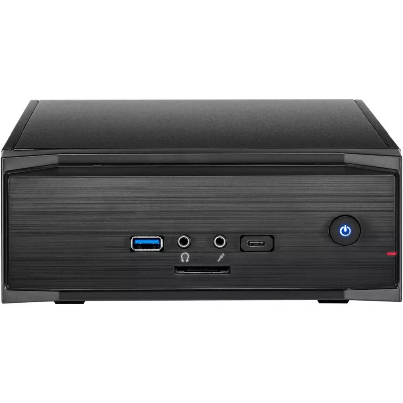 Inter-Tech MW-01 II Gehäuse Mini-ITX, USB 3.0 (Typ A+C) schwarz, Kartenleser (88881244)