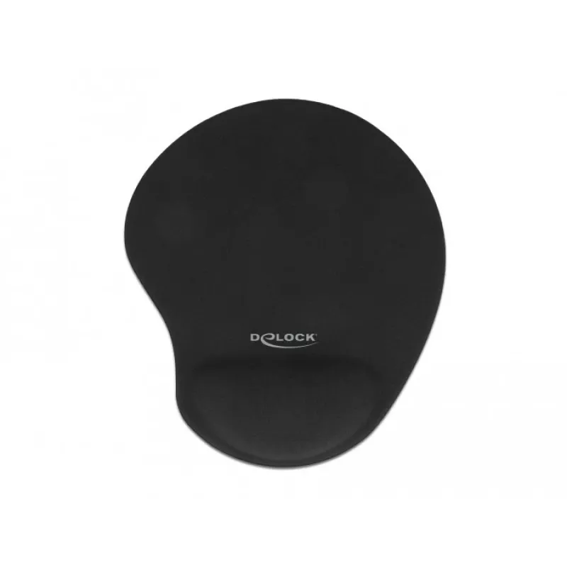 Mauspad DeLOCK Ergonomisches Mauspad mit Gel-Handgelenkstütze