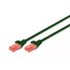 Netzwerkkabel Digitus CAT 6 U/UTP RJ-45 3m Grün