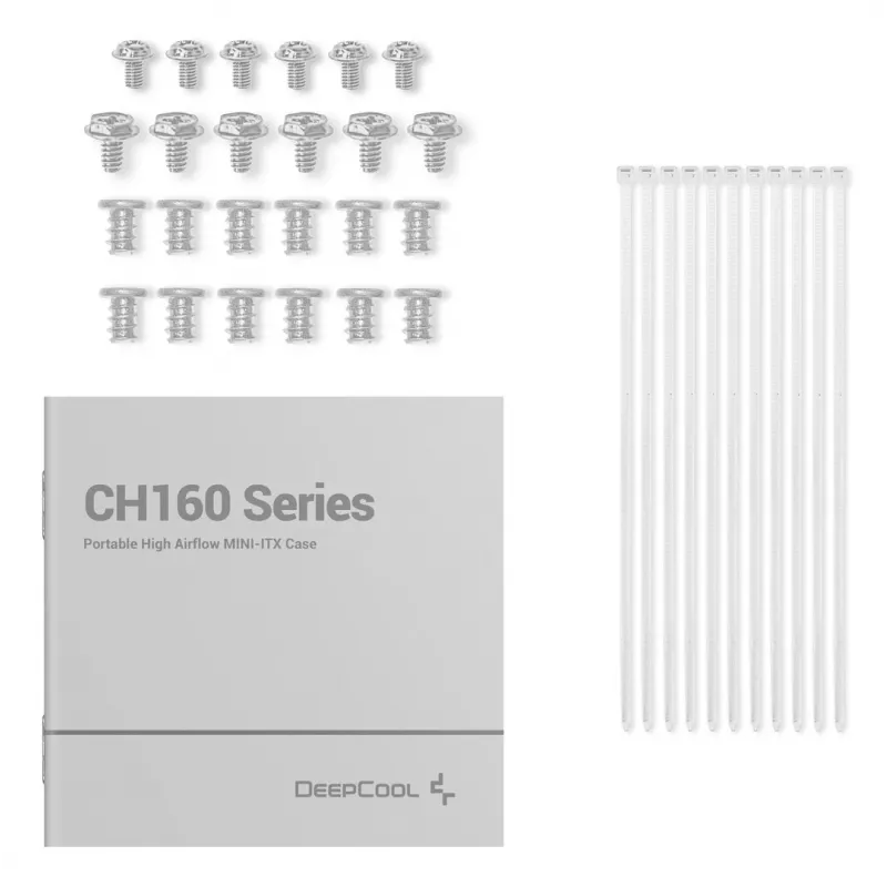 DeepCool CH160 WH Small Form Factor (SFF) Weiß