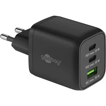 Goobay 64753 Charger for Mobile Devices Headphones - Smartphone - Tablet Schwarz AC Fast Charging Innenbereich (64753)