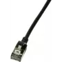 LogiLink schlank U/FTP-Netzwerkkabel 3 m Cat6a U/FTP (STP) Schwarz (CQ9063S)