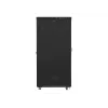 Lanberg FF01-8242-12BL Rack-Schrank 42U freistehender Schrank Schwarz