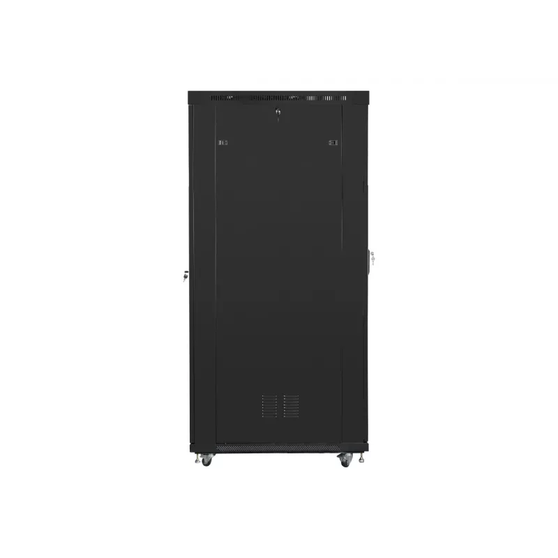 Lanberg FF01-8242-12BL Rack-Schrank 42U freistehender Schrank Schwarz