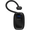 Powerbank 5.000 mAh, integriertes USB-C-Kabel 13 cm, 20 Watt (Schwarz, 5 Ah, 1x USB-A, 1x USB-C, PD, QC)