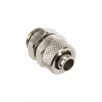 Gerader Anschluss G1/4 Zoll auf 10/8 mm - Glänzendes Silber