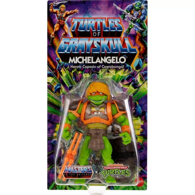 Masters of the Universe Origins Turtles of Grayskull Michelangelo, Spielfigur
