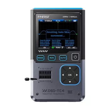 Tragbares Oszilloskop Fnirsi DSO-TC4 3-in-1, 100 MHz Bandbreite, Handmultimeter und Signalgenerator