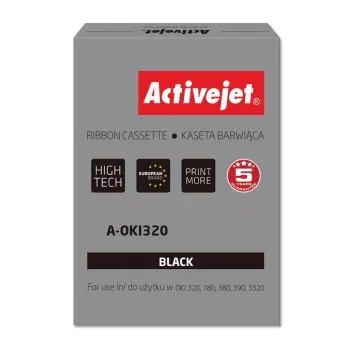 Farbband ActiveJet A-OKI320 Nadeldrucker Nylon 8 mm x 1,6 m, schwarz, 3.000.000 Zeichen, Packung 100