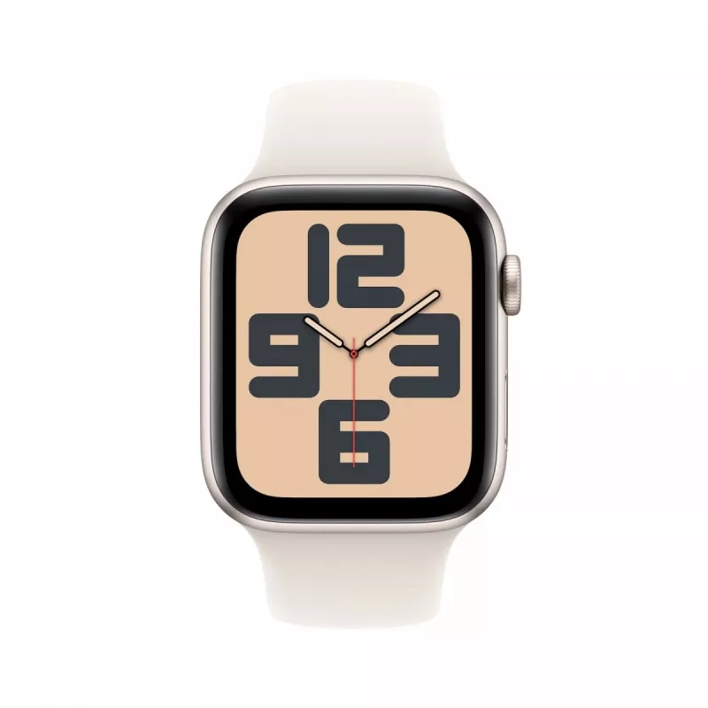 Watch SE GPS + Cellular 40 mm Starlight Aluminium Gehäuse mit Starlight Sportarmband - M/L