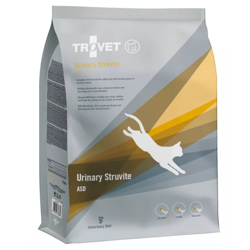 TROVET Urinary Struvite ASD - Trockenfutter für Katzen - 2,5 kg
