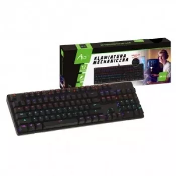 Mechanische Tastatur ART KLART AK-51 mit Blue-Switches, kompaktes Layout