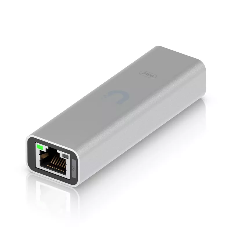 Ubiquiti Plug-and-Play, nahtlose 5GbE-Netzwerkkonnektivität über Ethernet (UACC-ADAPTER-RJ45-USBC-5GE)
