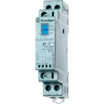 Finder Installationsschütz für 35-mm-Schiene 22.32.0.024.1440 2 Öffner (22.32.0.024.1440)