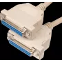 D-Sub-Kabel ShiverPeaks 25-Pin Buchse-zu-Buchse 1,8 m (Modell AK 407)