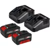 Akku-Rasenmäher GE-CM 43 Li M Kit, 36 Volt (2x18V) (Rot/Schwarz, 2x Lithium-Ionen-Akku 4,0 Ah)