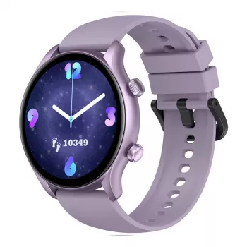 Smartwatch Zeblaze Btalk 3 Plus – 1,39 Zoll (3,53 cm) IPS 360×360 px, Touchscreen, Silikonarmband, Lila
