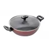 Suppentopf JATA TF924 2,4 L Rot Aluminium