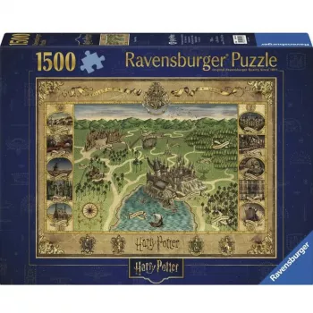 Ravensburger Puzzle Hogwarts Karte 1500 Teile – Ravensburger 1500 Teile