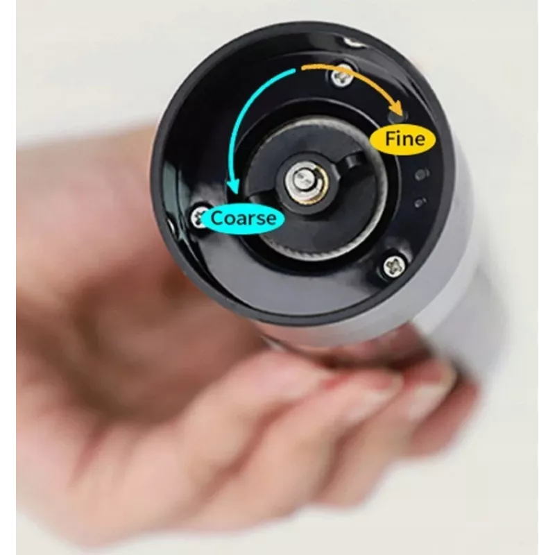 Salzmühle PROMIS MP34, Keramikmahlwerk, einstellbarer Mahlgrad, 180 mm, schwarz, USB