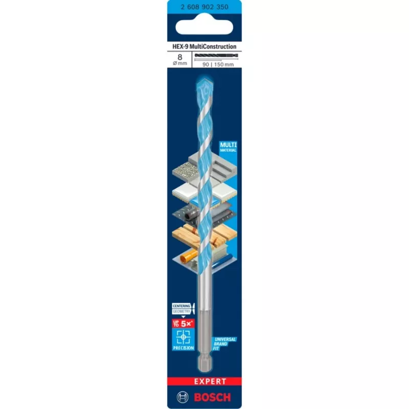 Bohrer Bosch Expert HEX-9 Multi Construction 8 mm