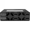 ICY DOCK - ToughArmor - MB994SP-4S - Backplane SAS/SATA II, Trayless, 4x SAS/SATA 2,5 Zoll Intern auf 4x SATA Host - Aluminium - schwarz - SAS/SATA 6 Gbit/s - 40 mm Lüfter