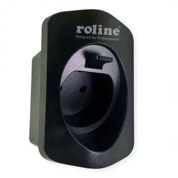 ROLINE Wandhalterung für E-Auto-Ladekabel, mit Kabelablage und Sperrmechanismus (19.08.0090)