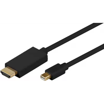 Microconnect MDPHDMI2B Videokabel-Adapter 2 m DisplayPort HDMI Typ A (Standard) Schwarz