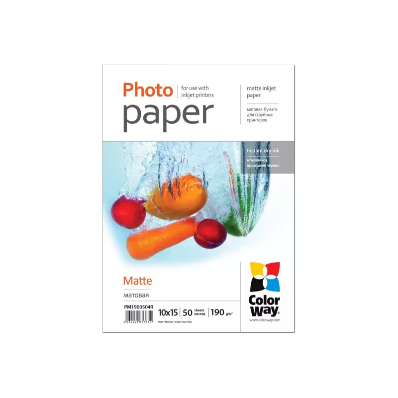 190 g/m² | 10x15 | Mattes Fotopapier
