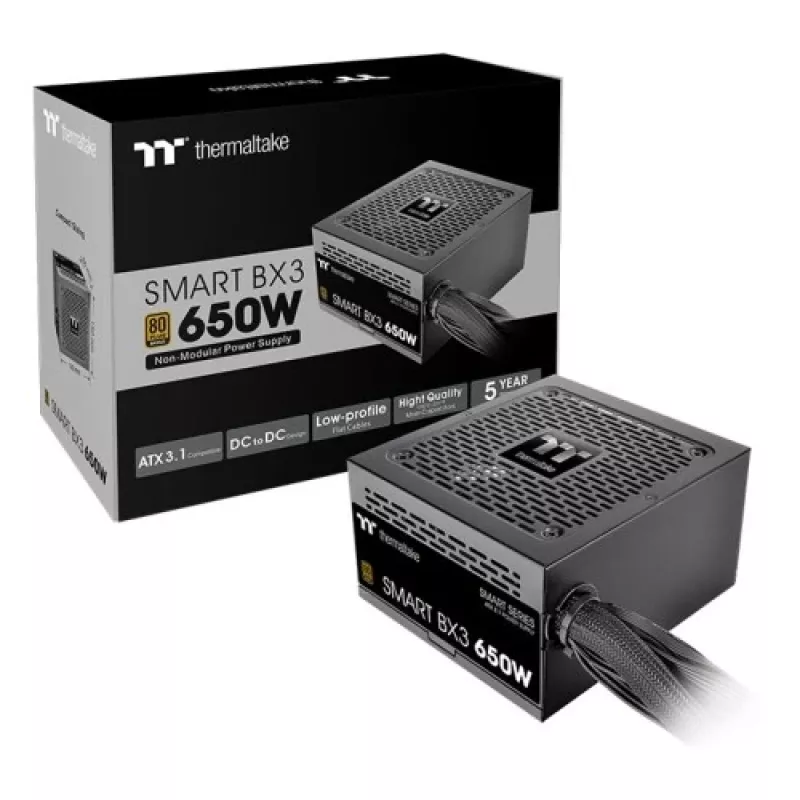 Thermaltake Smart BX3 650W | 80Plus Bronze | Non-Modular