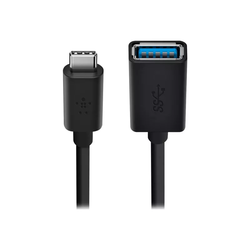 Belkin USB 3.0 Buchse 5GBit/s USB-C auf USB-A 1m Grau (F2CU036BTBLK)
