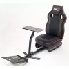 Racing Cockpit Subsonic SA5681 Schwarz Rot Kunstleder Mesh Metall