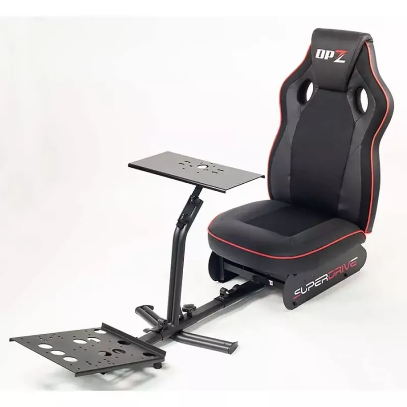 Racing Cockpit Subsonic SA5681 Schwarz Rot Kunstleder Mesh Metall