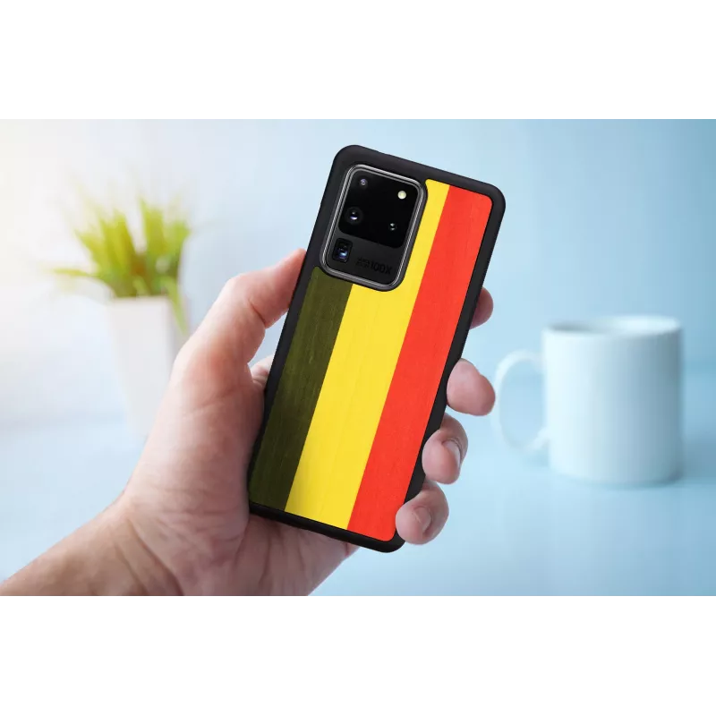 Handyhülle Man and Wood für Samsung Galaxy S20 Ultra — reggae Schwarz