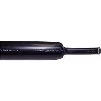 Schrumpfschlauch CellPack 127418, schwarz, 100 cm
