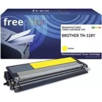 Tonerkartusche FREECOLOR K15453F7 kompatibel für Brother, Gelb, Reichweite 6000 Seiten, 1 Stück