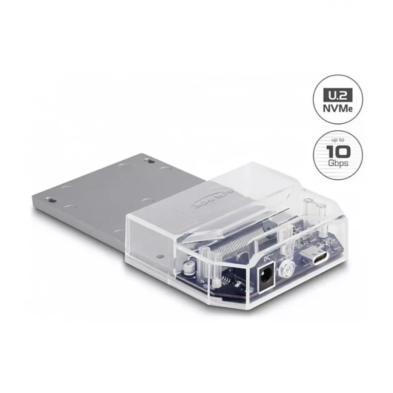 DeLOCK USB Type-C Dockingstation für 1 x U.2 SSD Schwarz